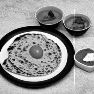 Sada egg parantha