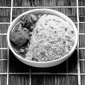 Chicken Fried Rice With Butter Chicken
