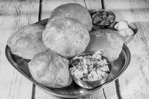 Puri Bhaji (pure Ghee)