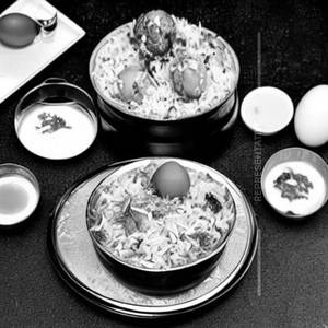 Egg Mughal Biriyani