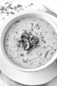 Veg creamy mushroom