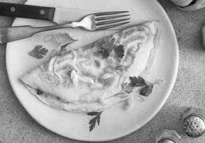 Plain Omelette [2 Eggs]