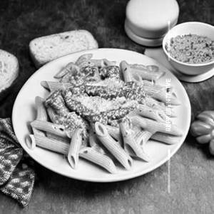 Veg Cream Of Pesto Pasta