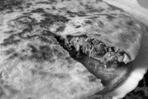 Keema chicken naan