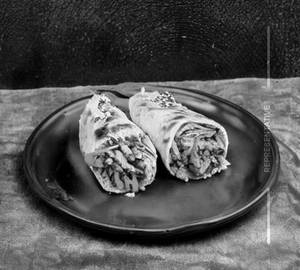 Schezwan Chicken Shawarma Roll