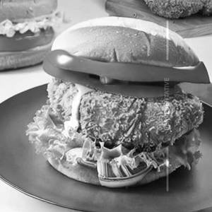 Crispy Tandoori Chicken Burger