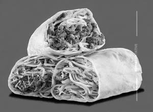 Pepper Chicken Shawarma Roll