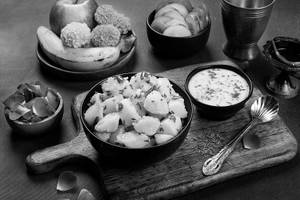 Vrat Jeera Aloo With Raita