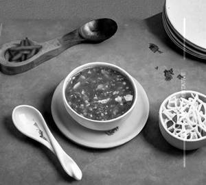 Chicken Burnt Garlic Soup 