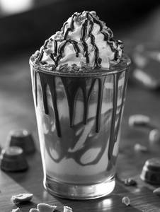 Chocolate cookie shake 