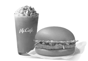Chicken Surprise Burger + Cold Coffee