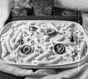 White sauce pasta non veg