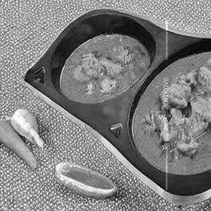 Chicken chatti curry half