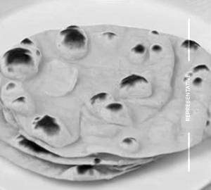 Butter tawa roti