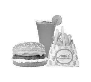 Classic Burger + French Fries + Any Mojjito Combo