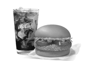McAloo Tikki Burger + Iced Coffee