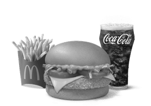 McAloo Tikki Burger with Cheese Combo ( M)