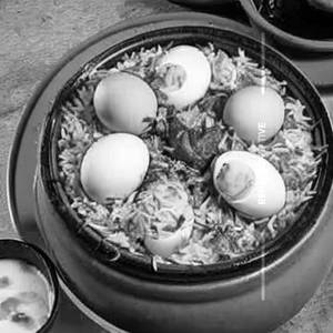 Egg biryani                         