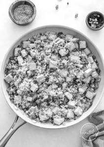 High Protien Tofu Fried Rice