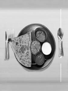 Corn cheese paratha