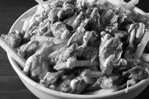 Chicken cheese loaded fries