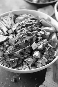 Italian grilled chicken salad