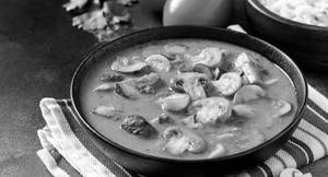 Mushroom Korma. Full