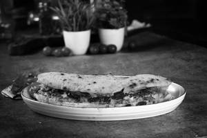 Spinach, Corn And Mushroom Sandwich