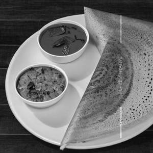 Garlic podi onion dosa