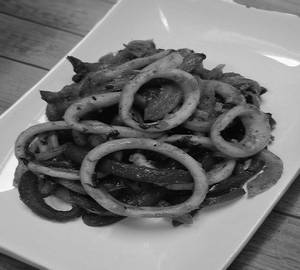 Squids chilli fry goan styal