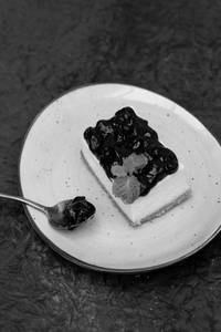 Blueberry Cheesecake  Slice