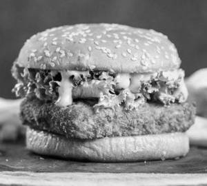 Crispy paneer burger