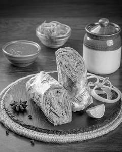 Chicken Galawati Roll