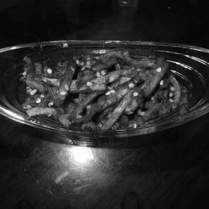 Chilli Potato + Baithak Special Burger