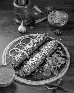 Cheesy Mutton Seekh