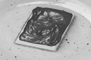 Nutella Cheesecake  Slice