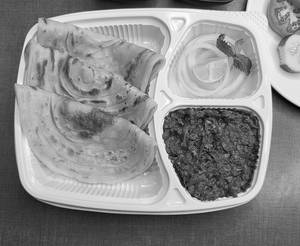 Parotta & Chicken Kheema Lunch Box