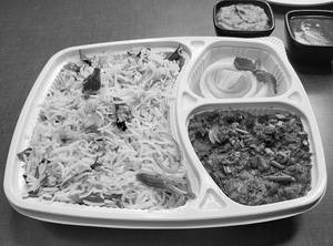 Ghee Rice & Chicken Kheema Lunch Box