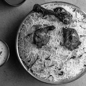 Boneless lemon  chicken biryani