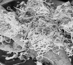 Spring Roll Dosa With Butter