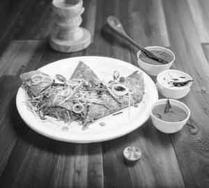 Schezwan Dosa With Butter