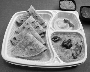Chapati  &  Dal Fry Lunch  Box