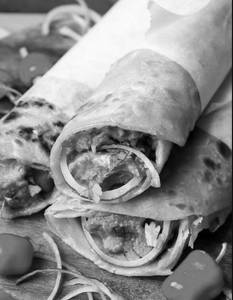Chilli chicken roll