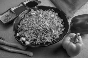 Triple Schezwan Fried Rice
