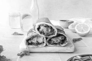 Malai tikka roll