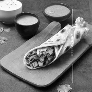 Peri Peri Paneer Bhurji Roll