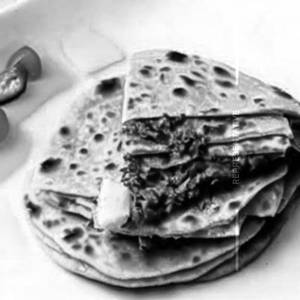 Cheese stuffed paratha