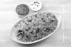 Mushroom Schezwan Fried Rice
