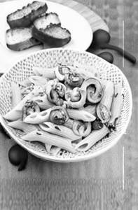 Mushroom Alfando Penne Pasta