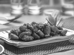 Baby corn manchurian